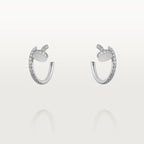 ¡®Imperial¡¯JUSTE EARRINGS 12.75MM SILVER DIAMOND