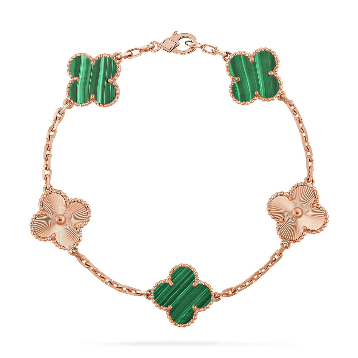 [Imperial]Neue CLOVER 5 MOTIV MALACHIT ARMREIF-KOLLEKTION