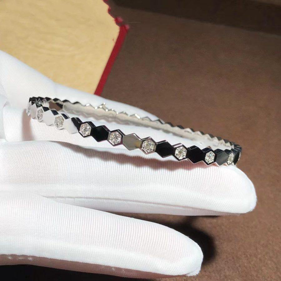 ¡®Imperial¡¯BEE LOVE SILVER DIAMOND BRACELET