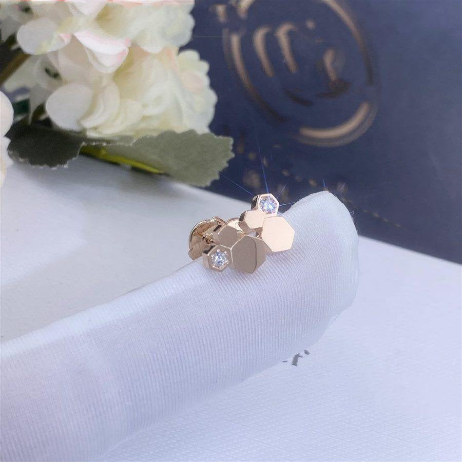 ¡®Imperial¡¯BEE LOVE PINK GOLD DIAMOND EARRINGS