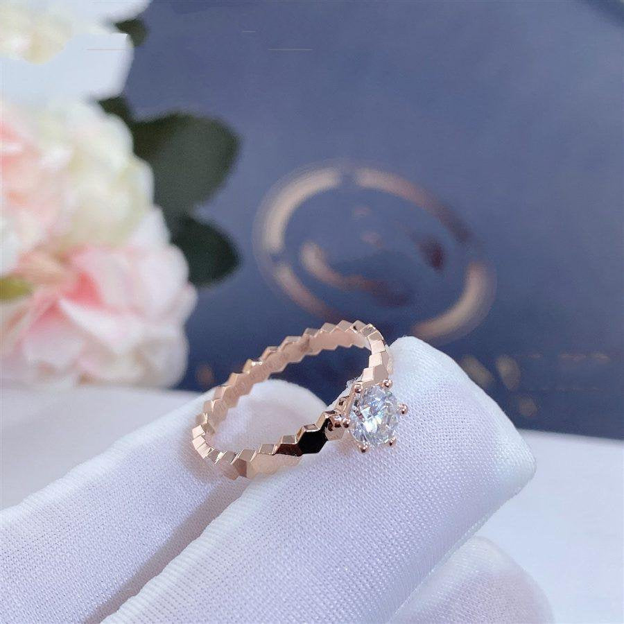 ¡®Imperial¡¯BEE LOVE RING PINK GOLD 1 DIAMOND