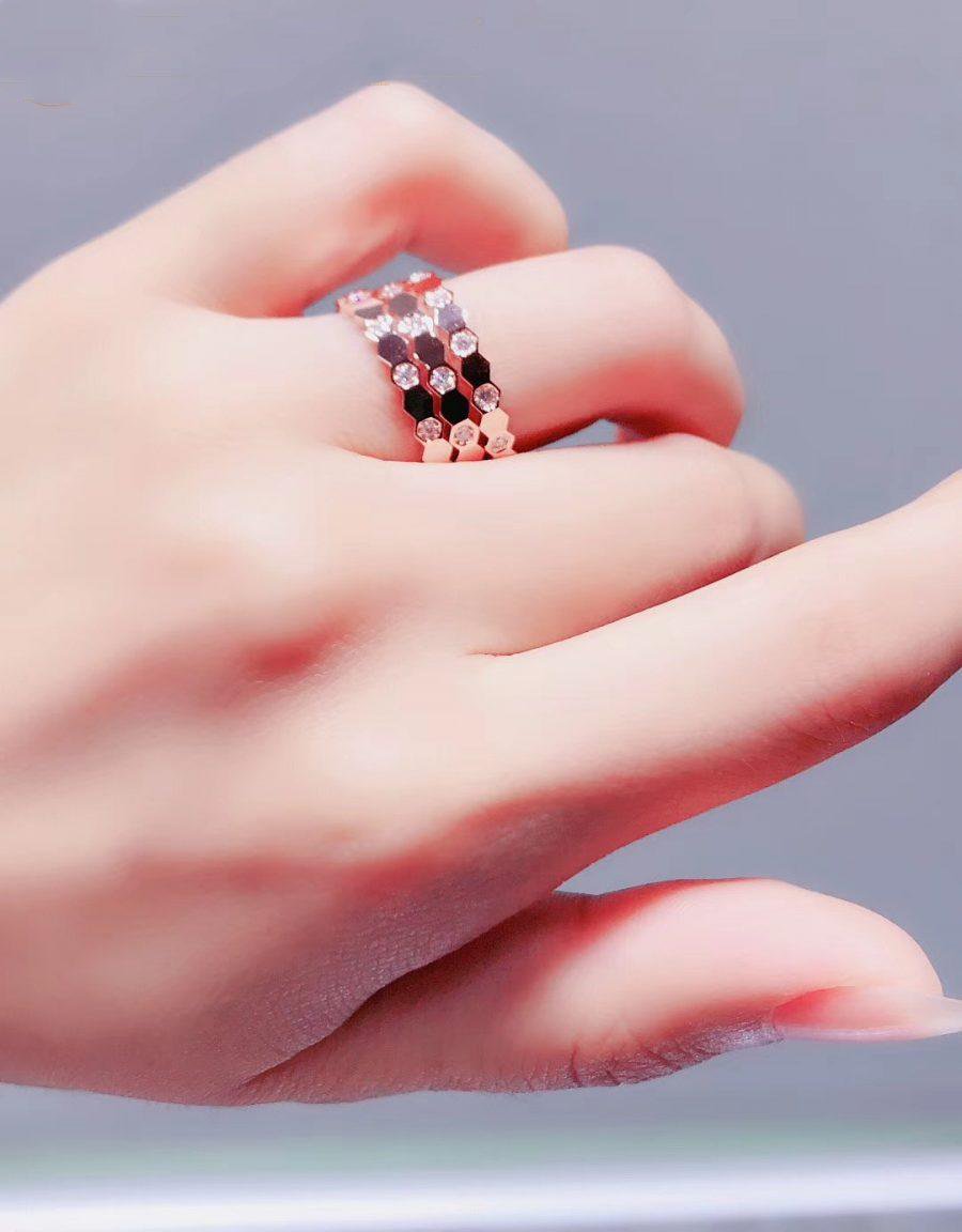 ¡®Imperial¡¯BEE LOVE RING PINK GOLD DIAMOND