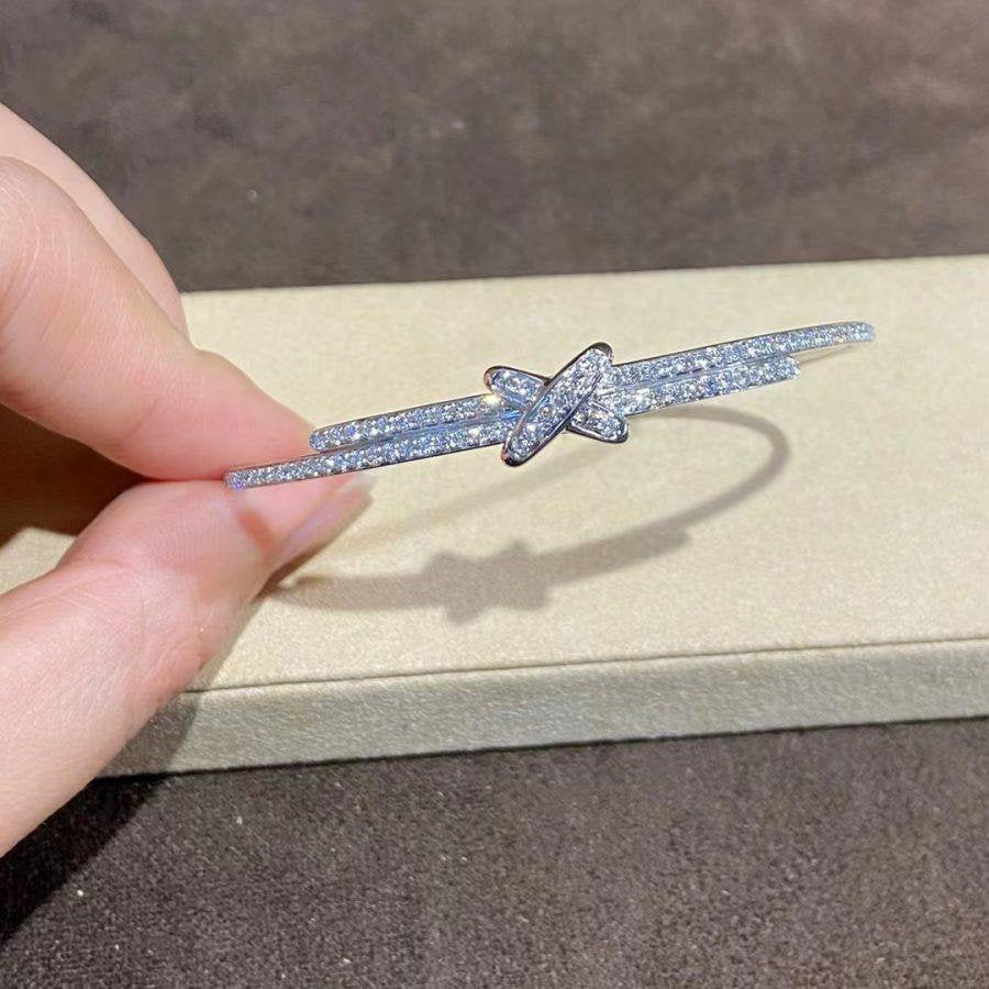 ¡®Imperial¡¯JEUX DE BRACELET DIAMONDS SILVER