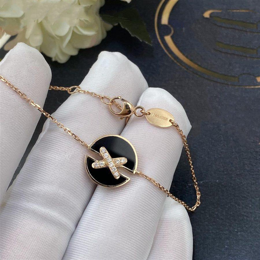 ¡®Imperial¡¯JEUX DE BRACELET ONYX PINK GOLD DIAMOND
