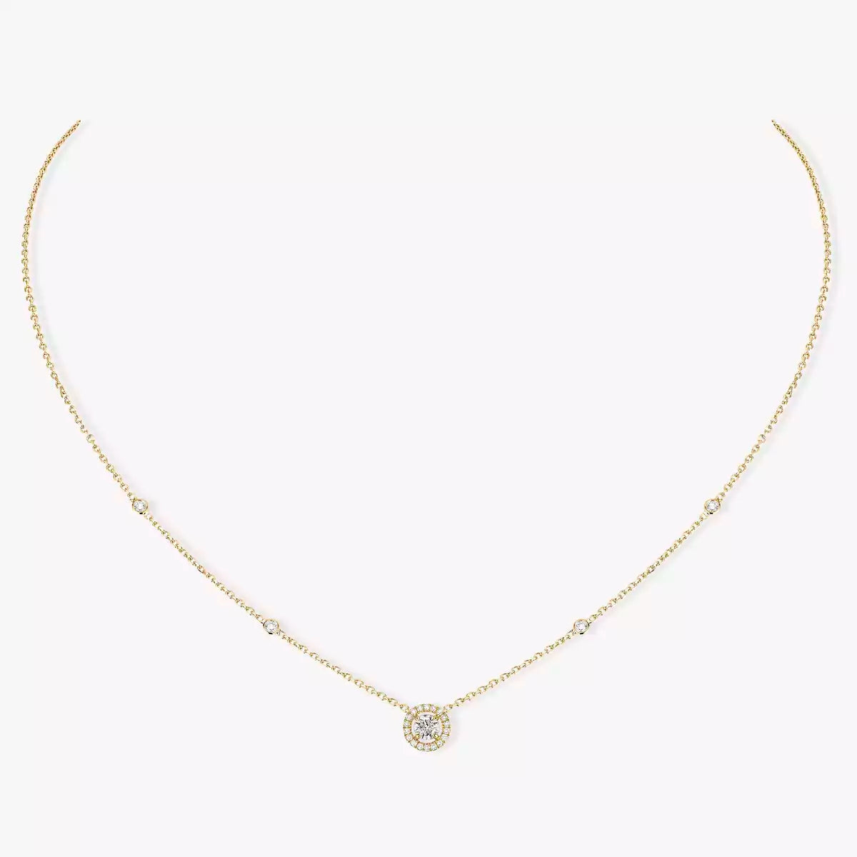 [Imperial] Diamond Necklace 0,20ct Brilliant Shape Joy