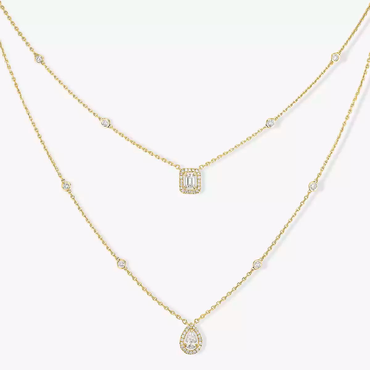 [Imperial] Diamantcollier My Twin 2 Reihen
