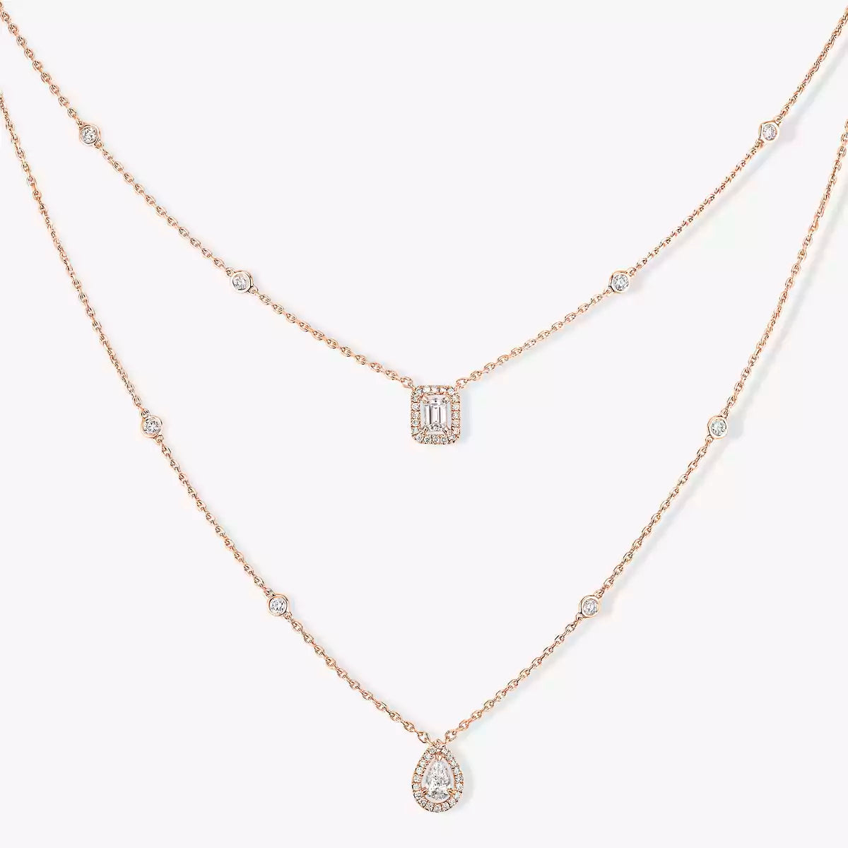 [Imperial] Diamantcollier My Twin 2 Reihen