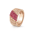 [Imperial] PERLEE DIAMANT RING, 5-REIHIGES DIAMANTEN-SET-DESIGN