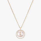 [Imperial] LUCKY MOVE MM NACRE BLANCHE DIAMOND NECKLACE