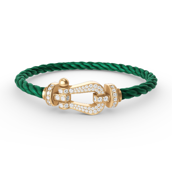 ¡®Imperial¡¯FORCE LARGE HORSESHOE FULL DIAMOND BRACELET GOLD