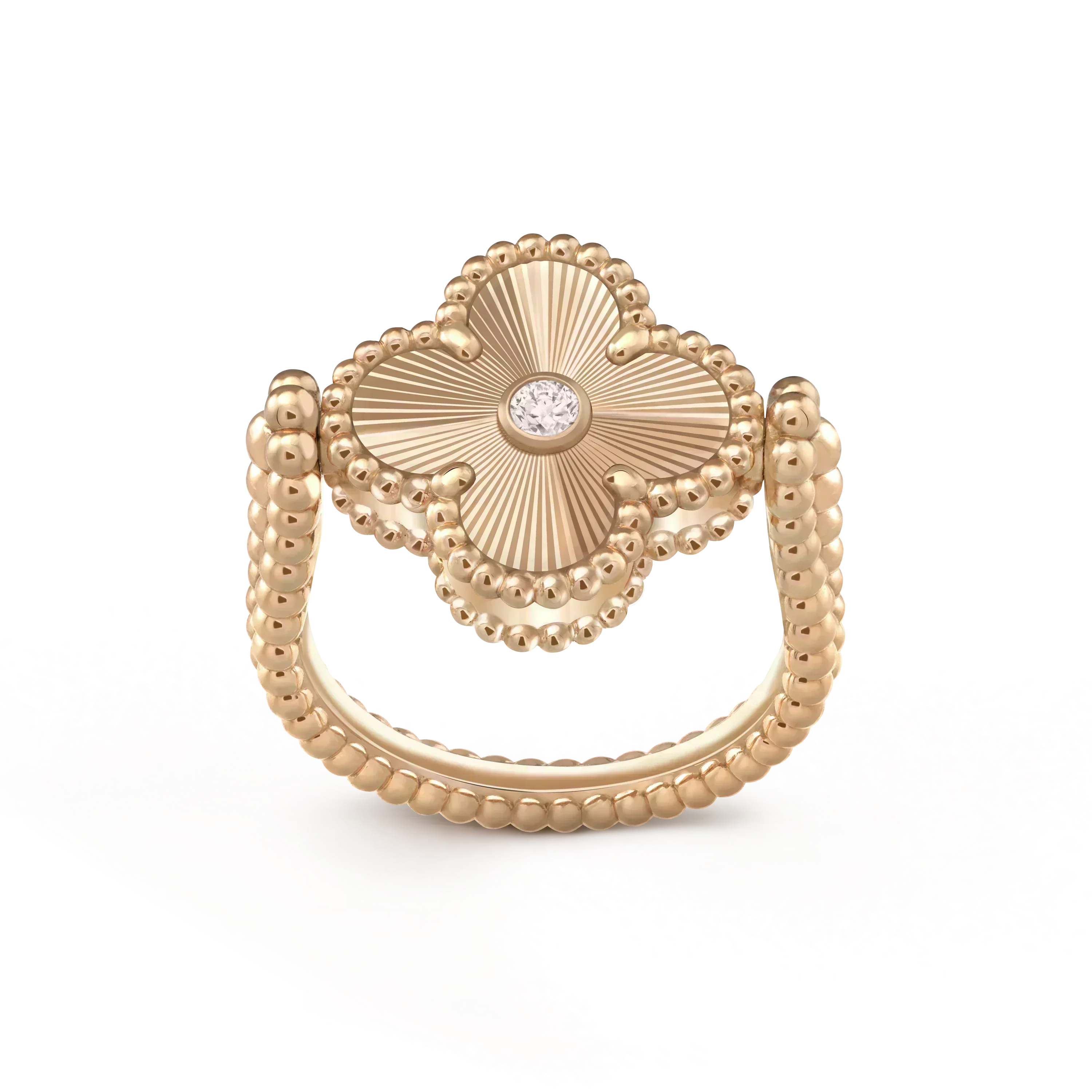 ¡®Imperial¡¯CLOVER RIVERSIBLE ROSE GOLD RING