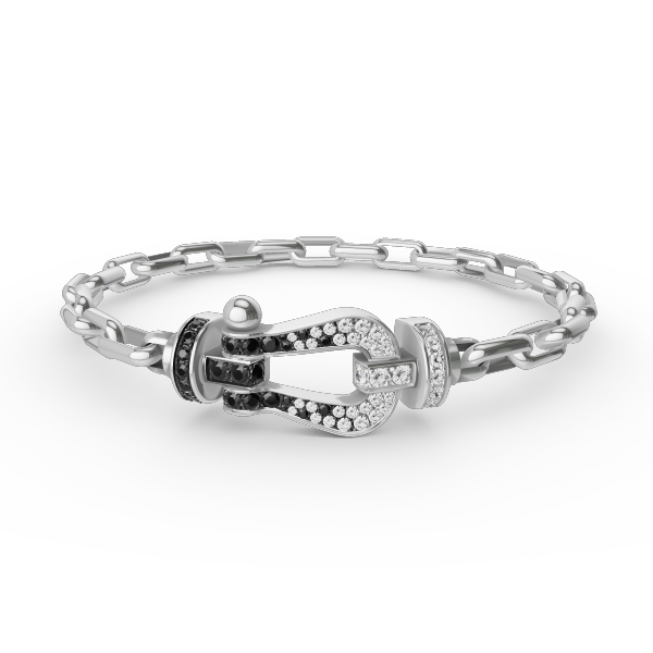 ¡®Imperial¡¯FORCE LARGE HORSESHOE CLASP  METAL BRACELET