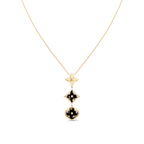¡®Imperial¡¯STAR AND SUN ONYX PINK GOLD NECKLACE