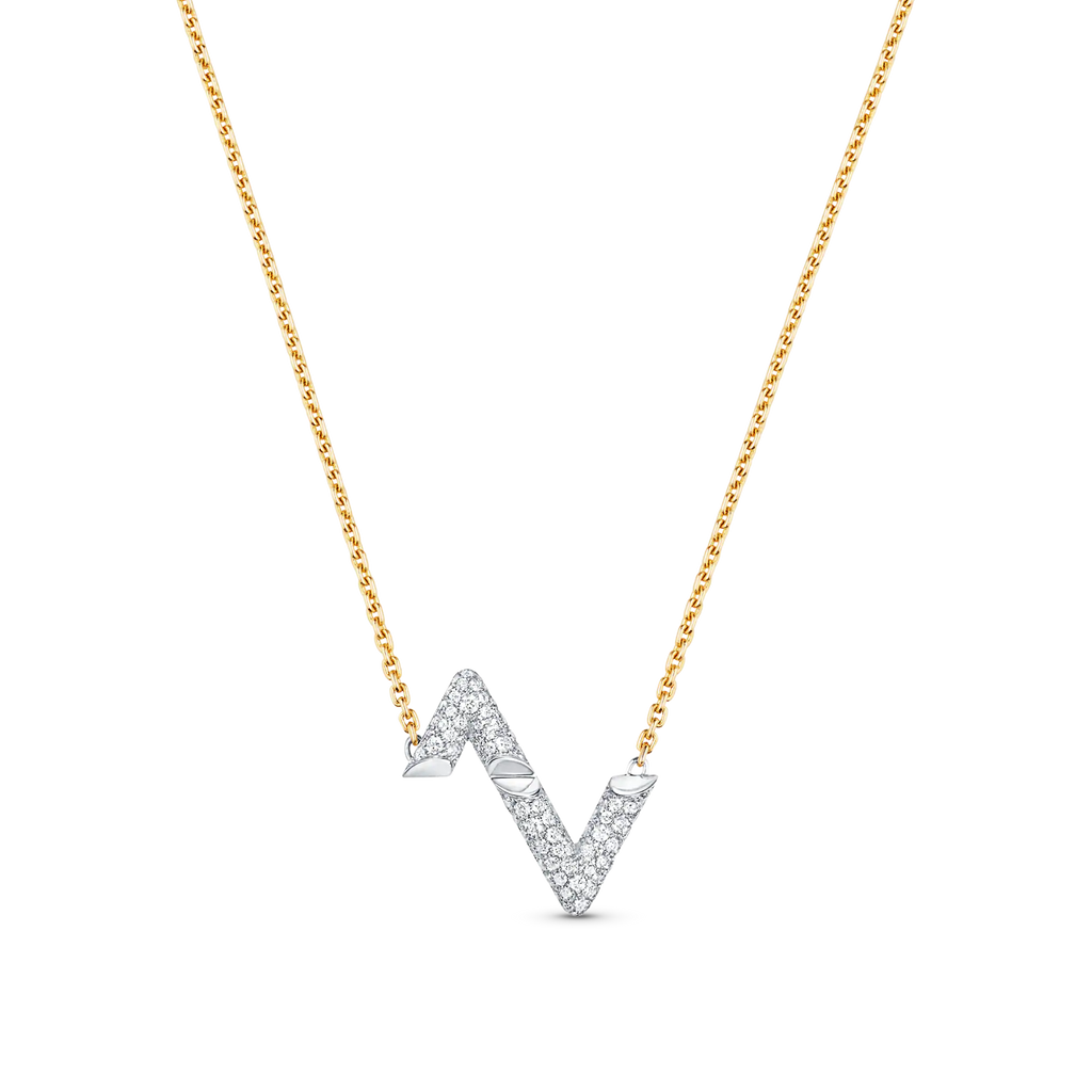 ¡®Imperial¡¯VOLT SILVER DIAMOND PEDANT NECKLACE