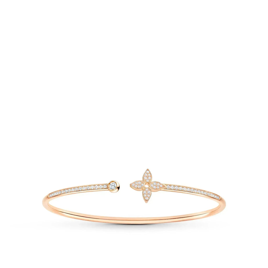 ¡®Imperial¡¯IDYLLE PINK GOLD OPEN BRACELET DIAMOND PAVED