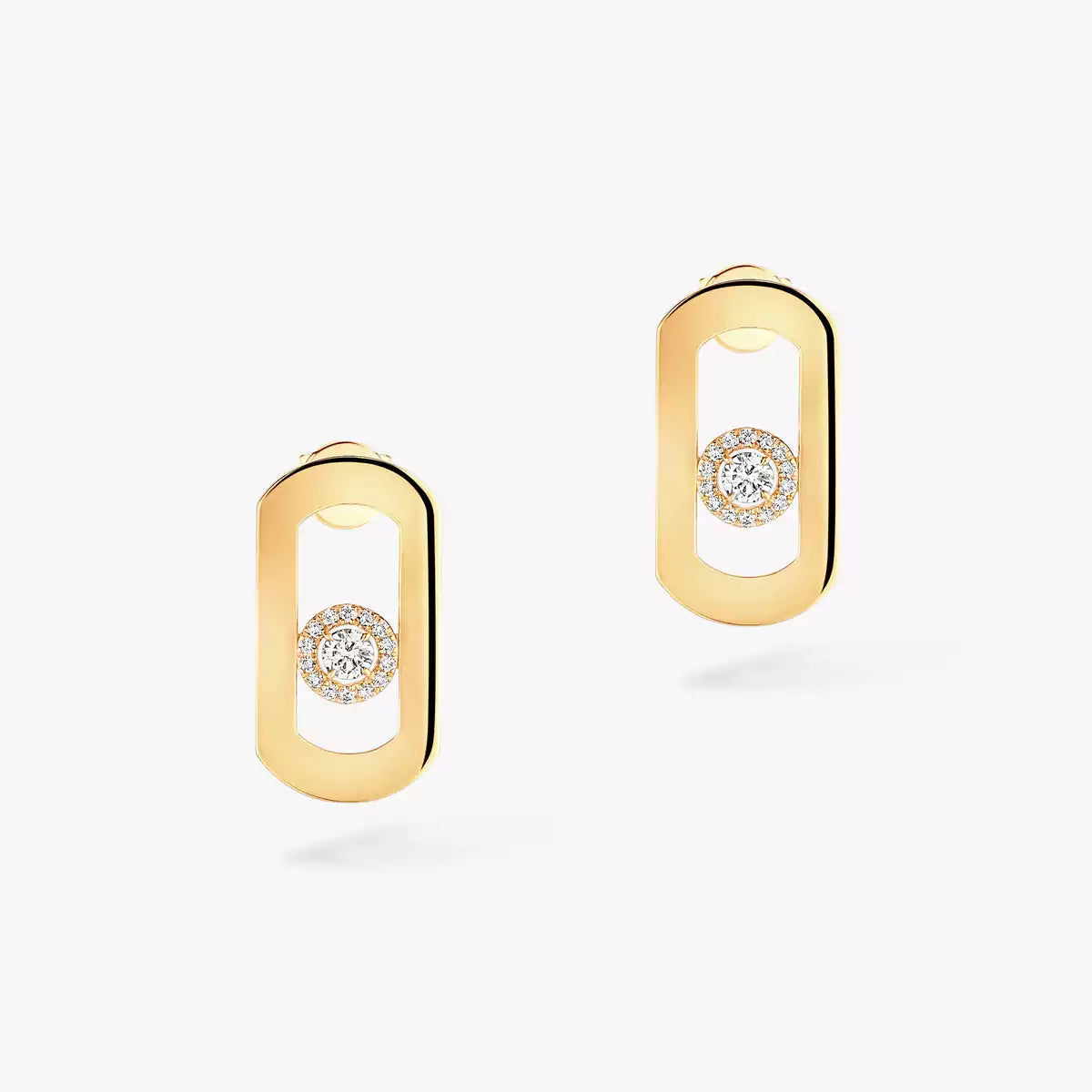 [Imperial] So Move Diamantohrringe aus Gelbgold