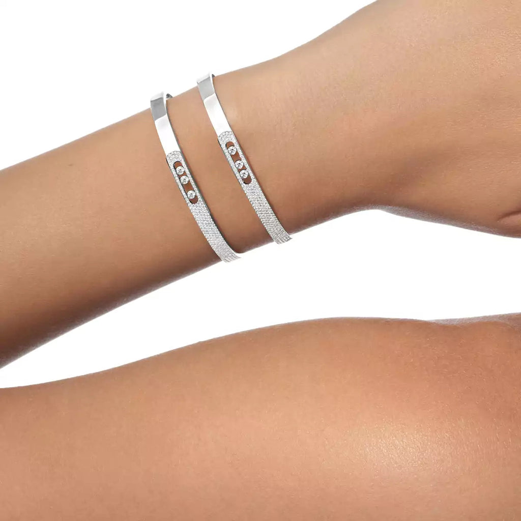 [Imperial] Move Noa Roségold Pavé Diamant Armreif