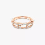 [Imperial]  Baby Move Gold Diamant Pavé_ Ring