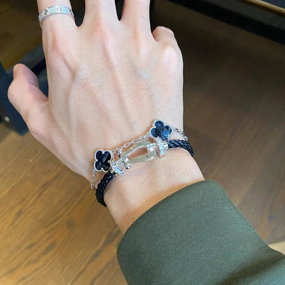 [Imperial]New CLOVER 5 MOTIF PIETERSITE BRACELET COLLECTION