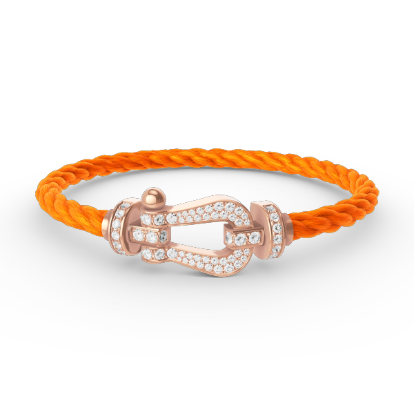 ¡®Imperial¡¯FORCE LARGE HORSESHOE FULL DIAMOND BRACELET ROSE GOLD