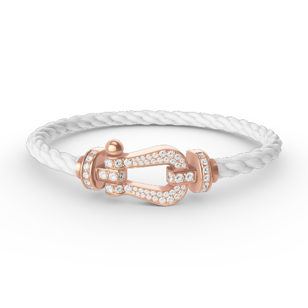 ¡®Imperial¡¯FORCE LARGE HORSESHOE FULL DIAMOND BRACELET ROSE GOLD
