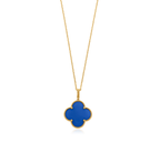 ¡®Imperial¡¯CLOVER 25MM NECKLACE TURQUOISE ROSE GOLD