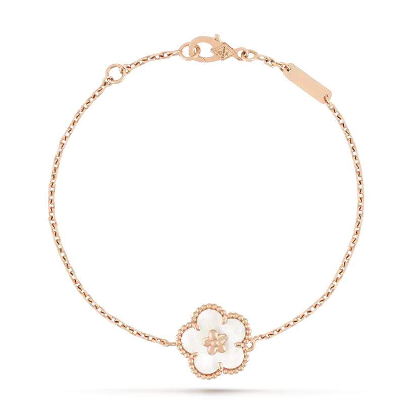¡®Imperial¡¯LUCKY WHITE MOP PLUM BLOSSOM  BRACELET