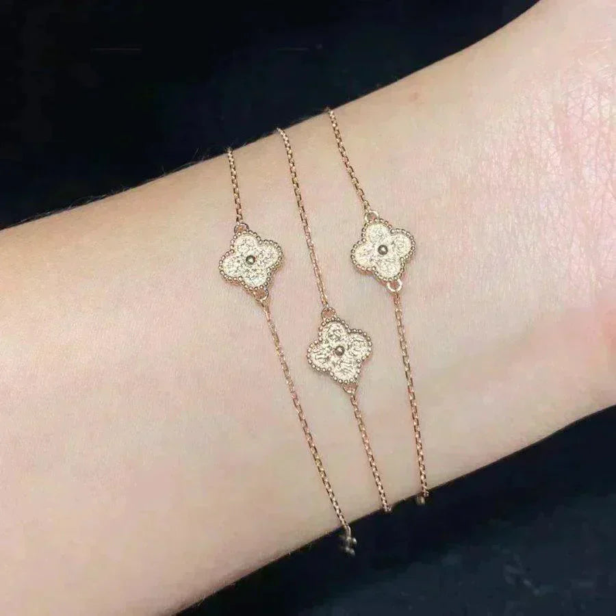 ¡®Imperial¡¯CLOVER SINGLE FLOWER BRACELET