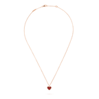 ¡®Imperial¡¯SWEET CLOVER CARNELIAN HEART NECKLACE