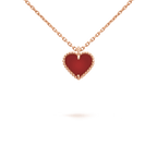 ¡®Imperial¡¯SWEET CLOVER CARNELIAN HEART NECKLACE