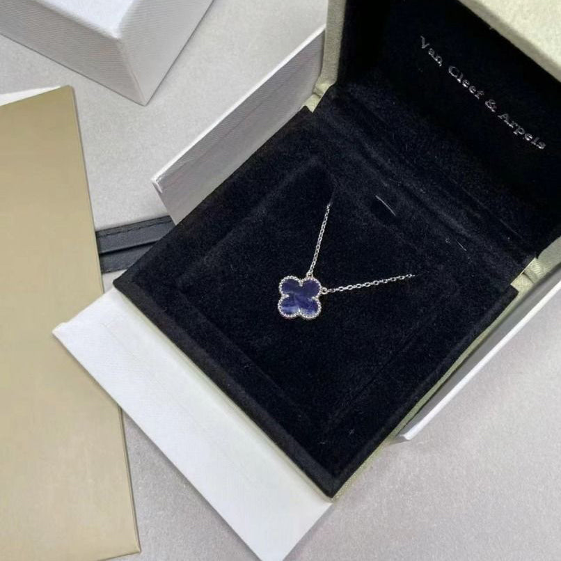 ¡®Imperial¡¯CLOVER 15MM PIETERSITE NECKLACE SILVER
