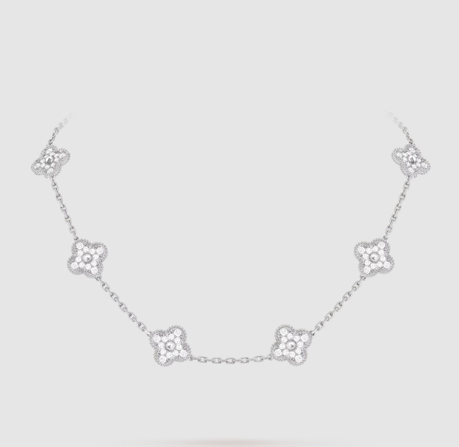 [¡®Imperial¡¯]COLLAR DE DIAMANTE COMPLETO 10 MOTIVOS CLOVER