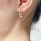 [Imperial] UNO SMALL 1 DIAMANT OHRRINGE