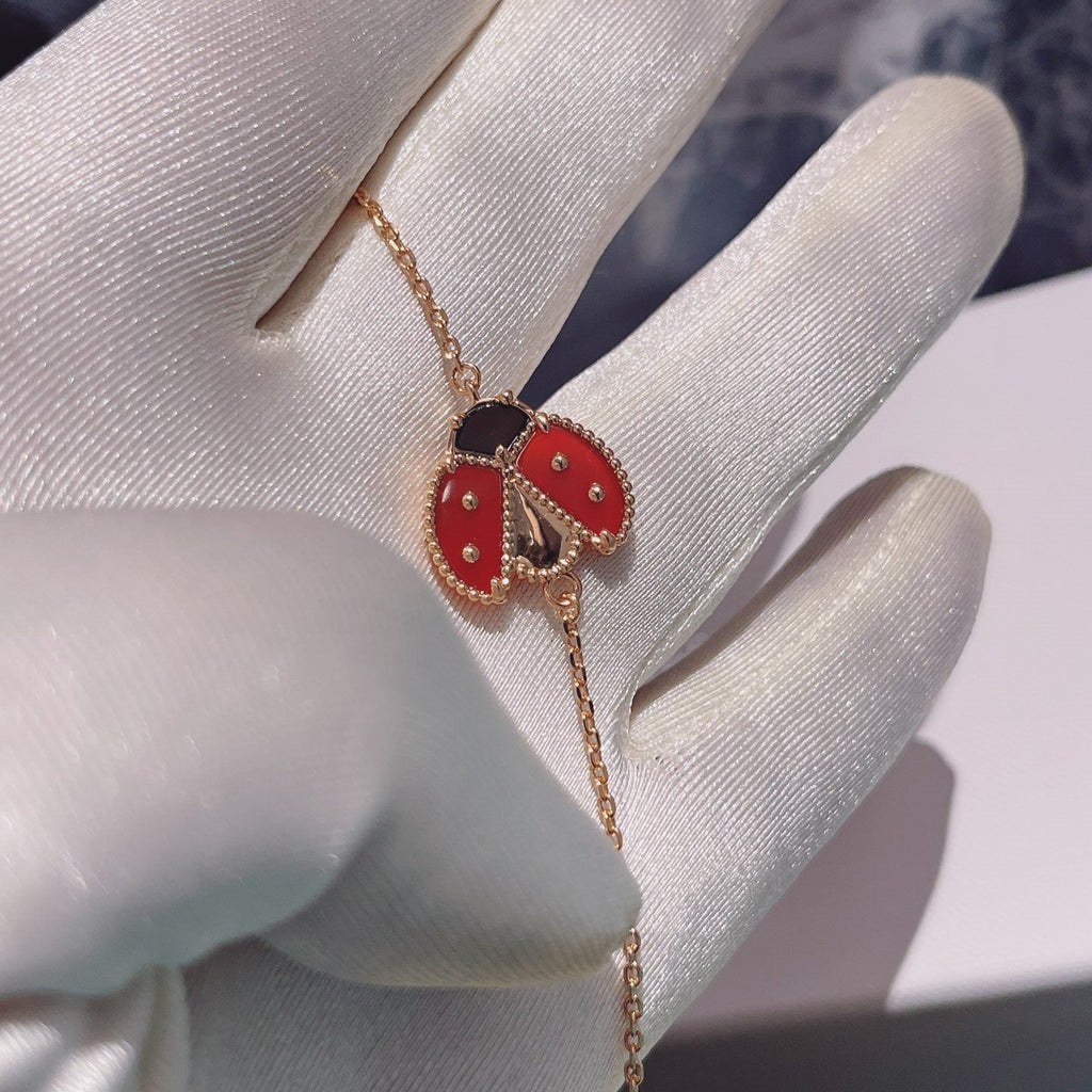 ¡®Imperial¡¯LUCKY SPRING 1 MOTIF PINK GOLD BRACELET